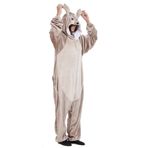Snuggs Blanket Animal Onesie Deer